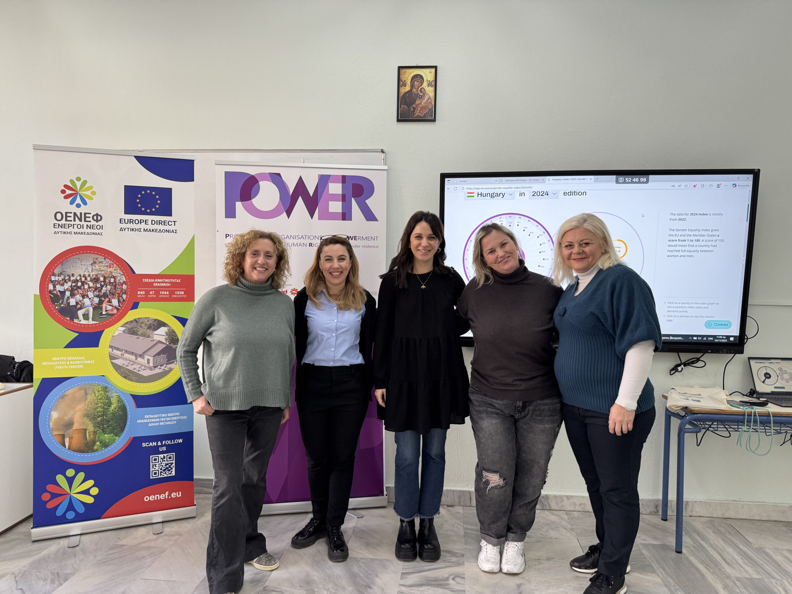 1η Εκπαιδευτική Συνάντηση του έργου POWER: ‘Γέφυρες Ισότητας’ στο 3ο Γενικό Λύκειο Φλώρινας