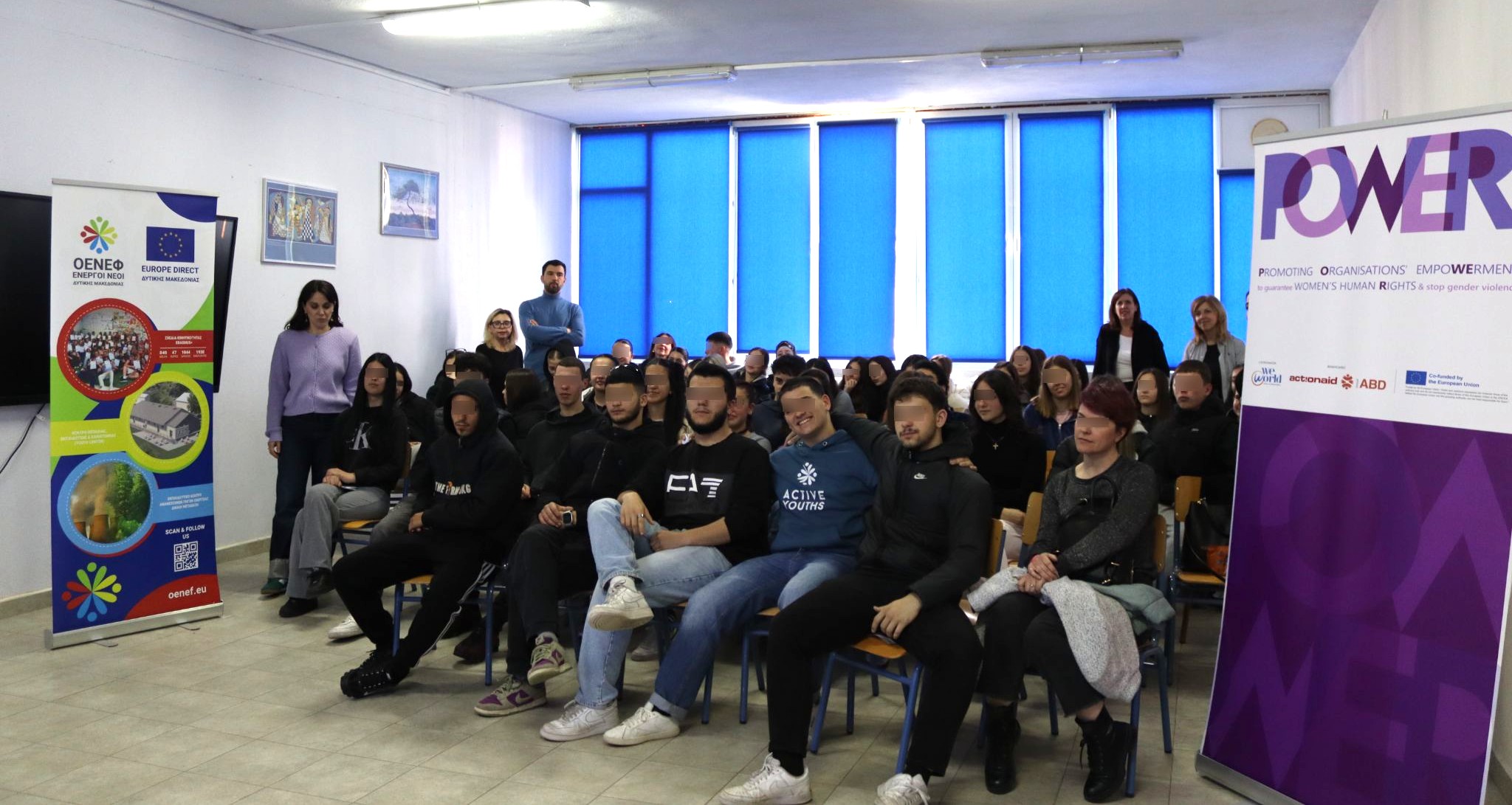 Επίσκεψη του ΟΕΝΕΦ στο 2ο ΕΠΑΛ Κοζάνης – Σχολείο Πρέσβης στο πλαίσιο του σχεδίου POWER: Γέφυρες Ισότητας